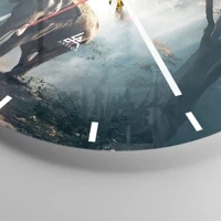 Esfera sin numeración, con rayas