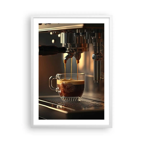 Póster en marco blanco - Un brebaje sensual - 50x70 cm