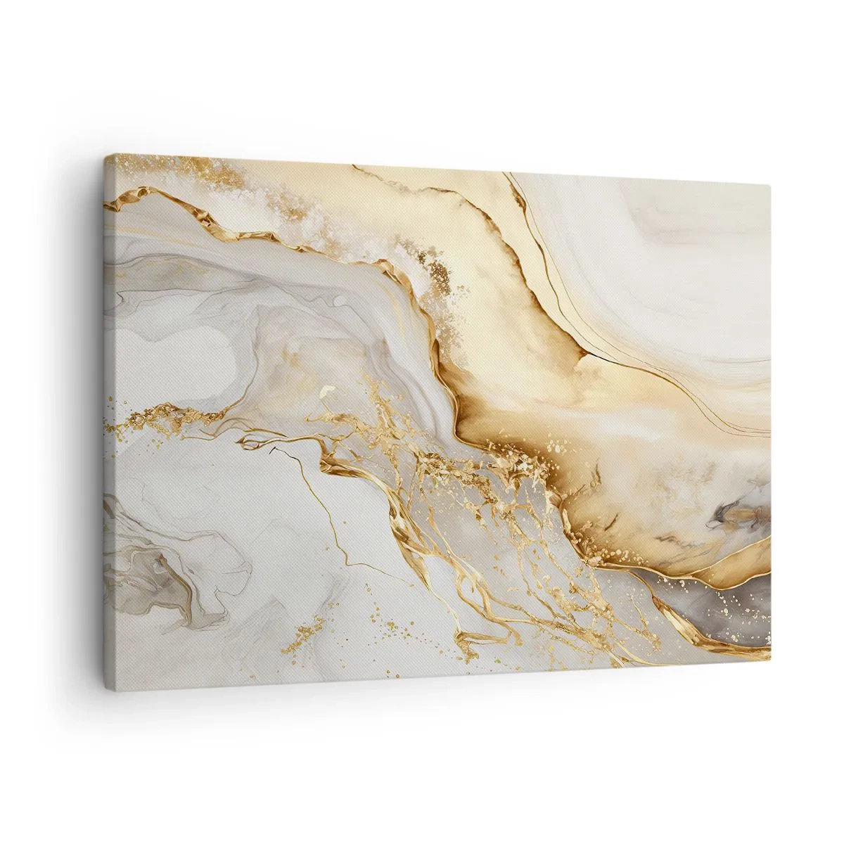 Cuadro sobre lienzo - Impresión de Imagen - Abstracción: belleza y bondad - 70x50 cm