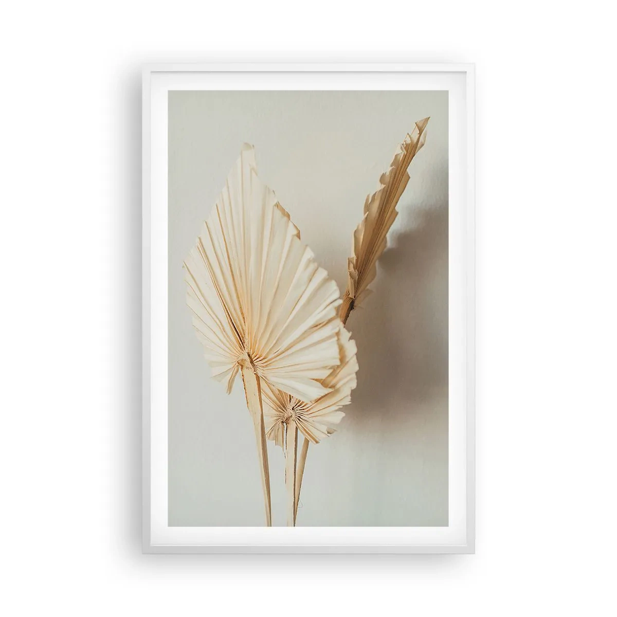 Póster en marco blanco - Armonía y consuelo - 61x91 cm