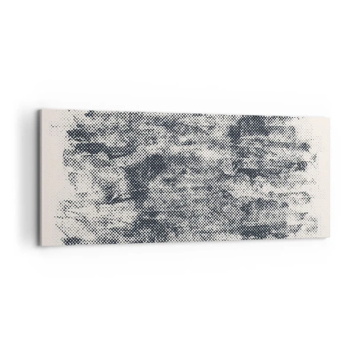 Cuadro sobre lienzo - Impresión de Imagen - Composición brumosa - 100x40 cm