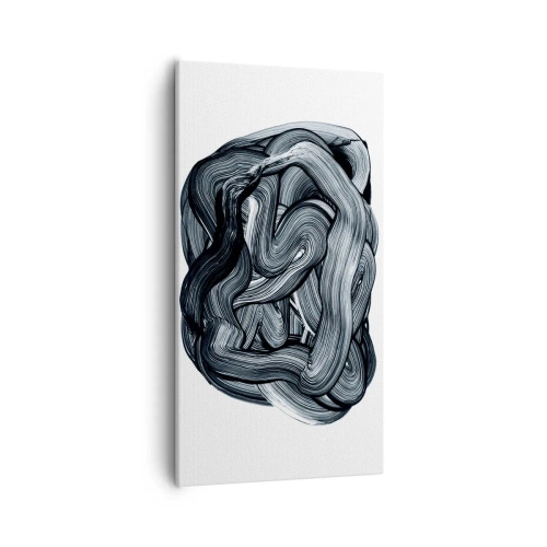 Cuadro sobre lienzo - Impresión de Imagen - No es tan sencillo - 55x100 cm