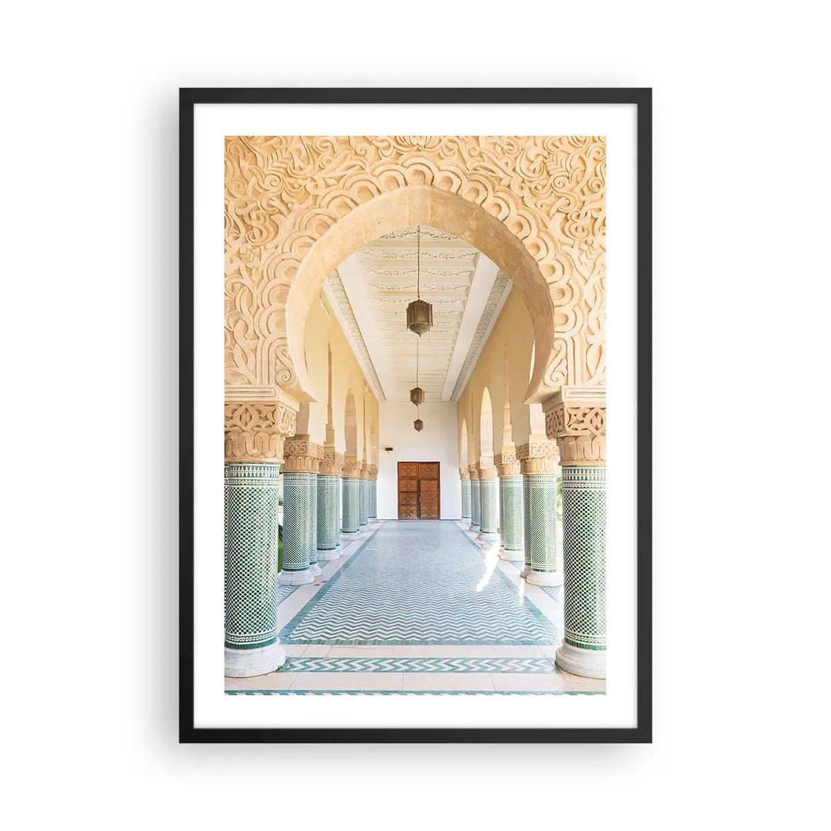 Póster en marco negro - De los cuentos de Sherezade - 50x70 cm