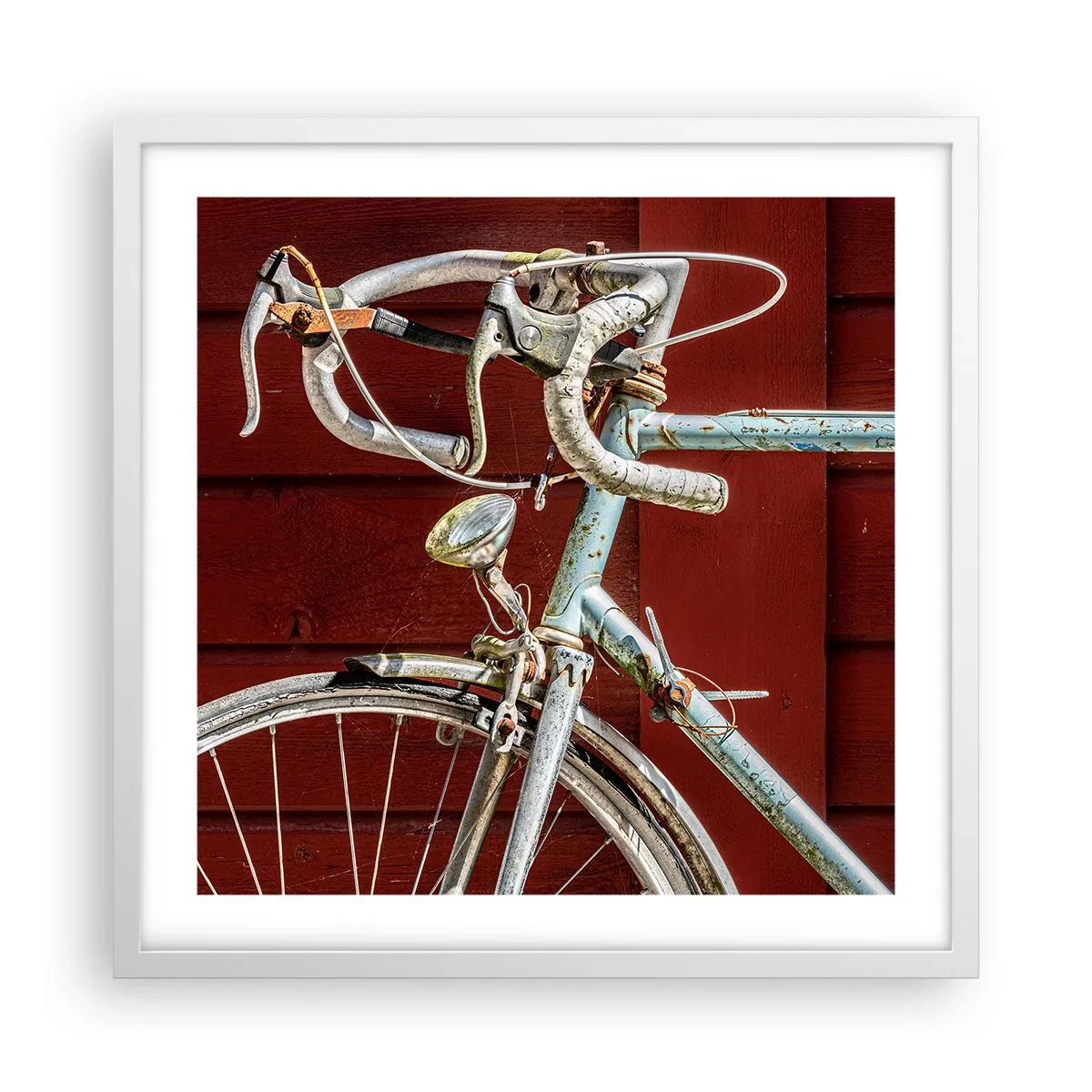 Póster en marco blanco - Creada para las victorias - 50x50 cm