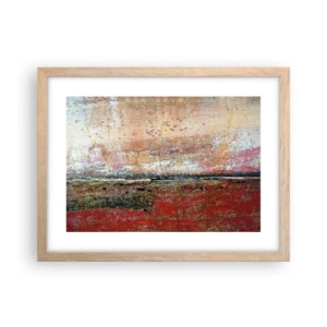 Póster en marco roble claro - Tal vez sea el mar - 40x30 cm