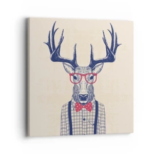 Cuadro sobre lienzo - Impresión de Imagen - Una extravagancia lúdica - 40x40 cm