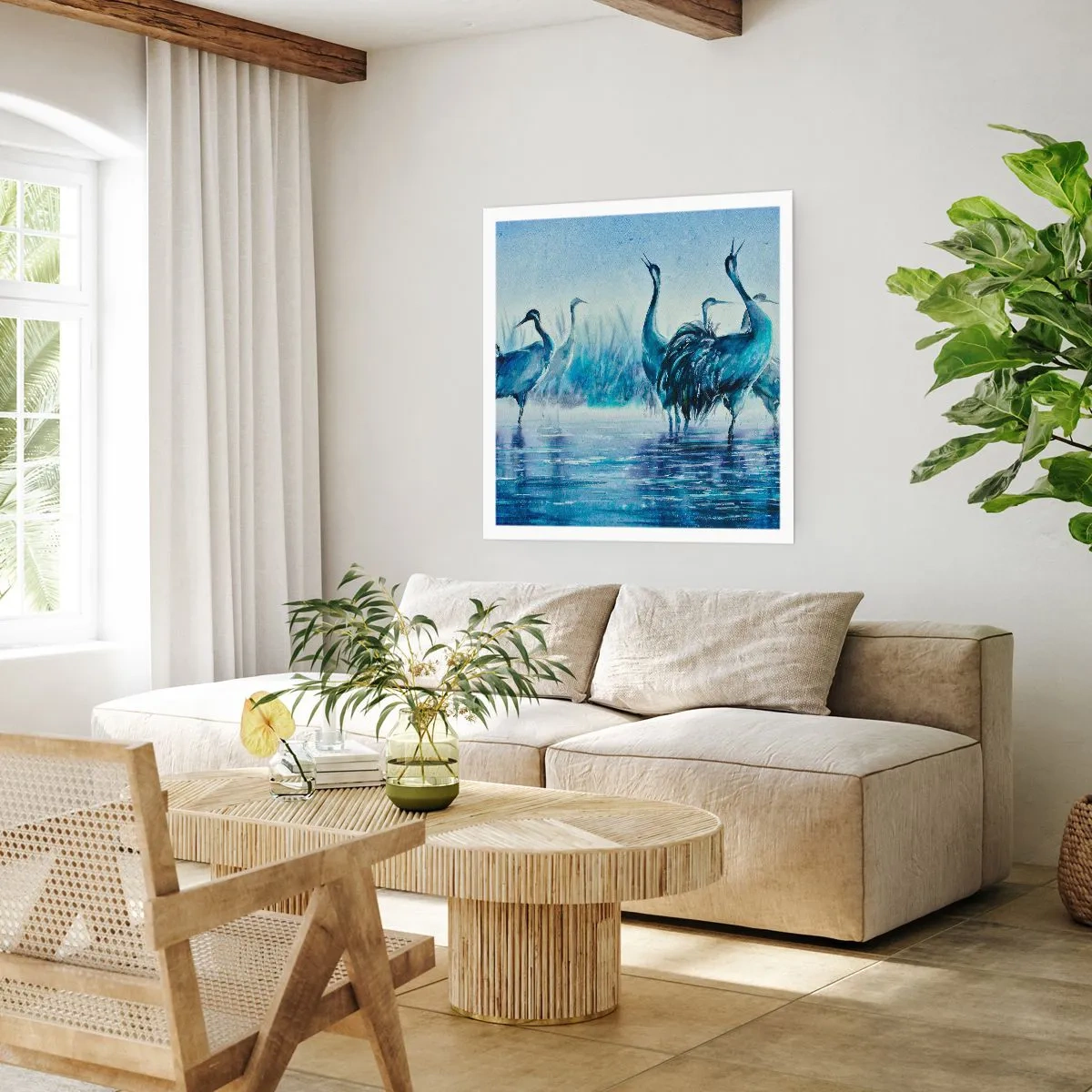 Póster - Reunión matinal - 50x50 cm