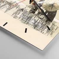 Esfera sin numeración, con rayas