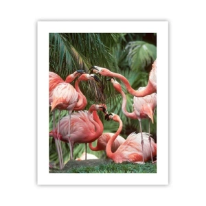 Póster - Cotilleos de la tarde - 40x50 cm