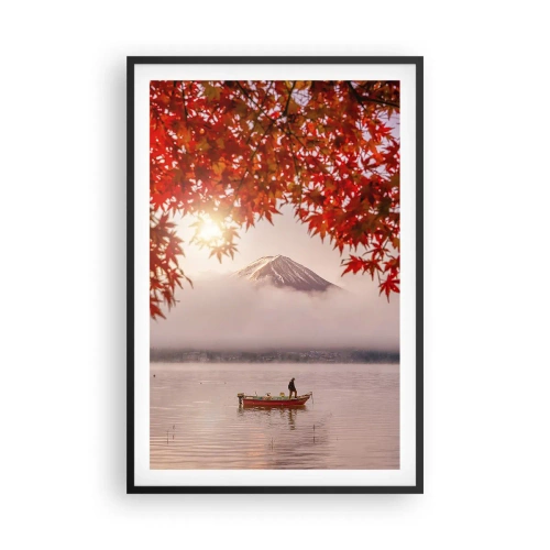 Póster en marco negro - Estilo japonés - 61x91 cm
