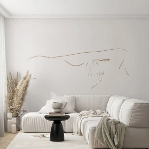 Fotomural Premium Canvas - La forma del deseo - Abstracción, Gráficos, Pedazo - 200x140 cm