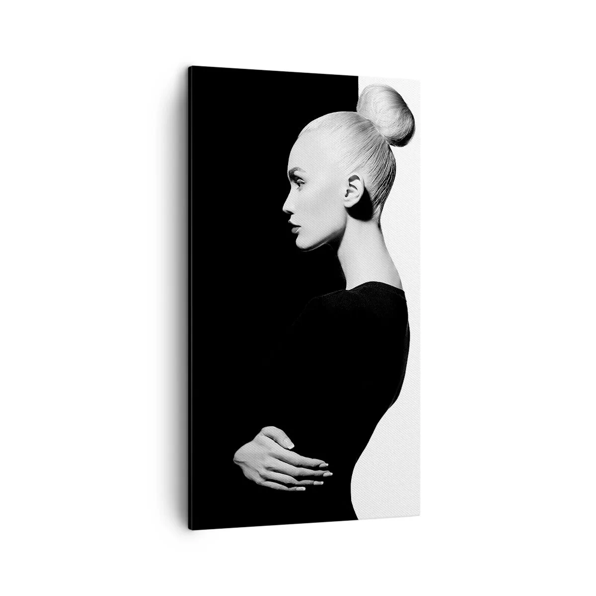 Cuadro sobre lienzo - Impresión de Imagen - Simplemente femenina - 45x80 cm