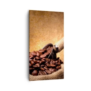 Cuadro sobre lienzo - Impresión de Imagen - En la fuente del sabor - 55x100 cm