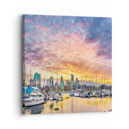 Cuadro sobre lienzo - Impresión de Imagen - Una ciudad de mil marineros - 30x30 cm