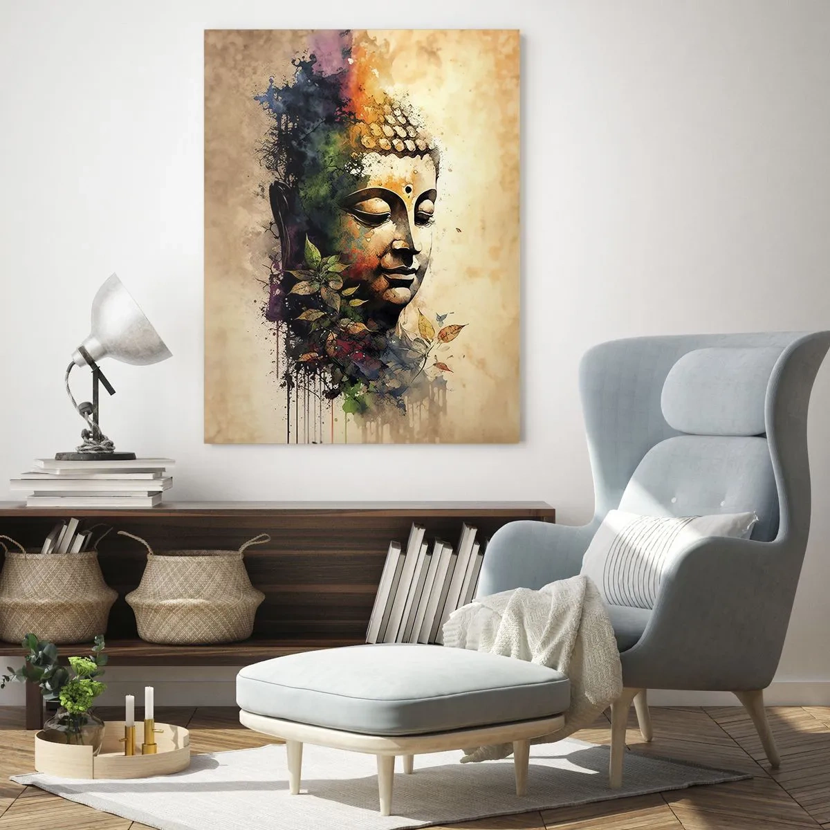 Cuadro sobre vidrio - Impresiones sobre Vidrio - Namaste - 80x120 cm