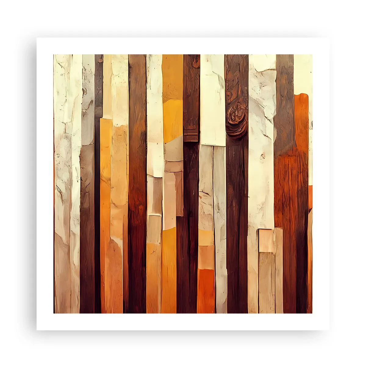 Póster - Himno de los árboles del bosque - 60x60 cm