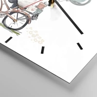 Esfera sin numeración, con rayas