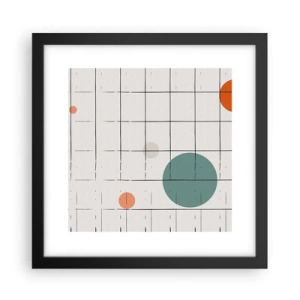 Póster en marco negro - Atrapados. ¿Nosotros o ellos? - 30x30 cm