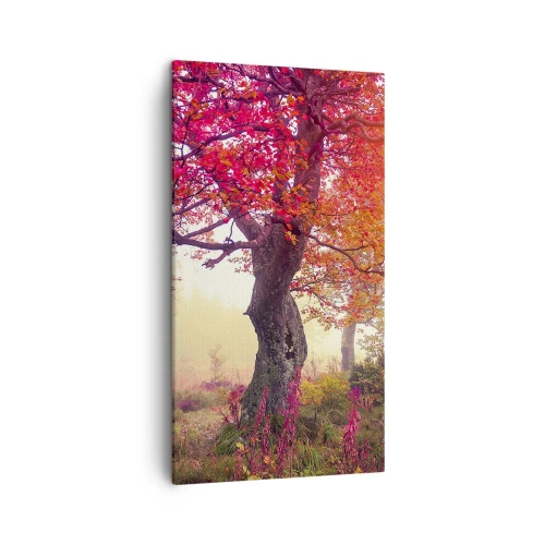 Cuadro sobre lienzo - Impresión de Imagen - Un frenesí de floración - 45x80 cm