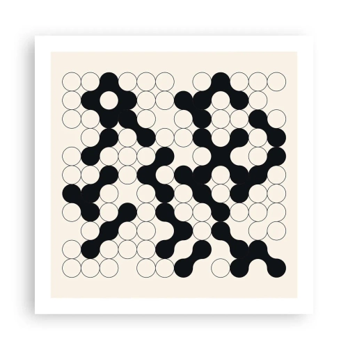 Póster - Juego chino - una variación - 60x60 cm