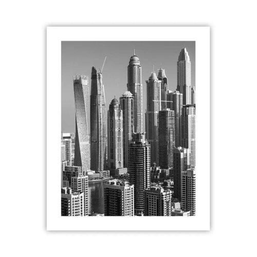 Póster - Ciudad sobre el desierto - 40x50 cm