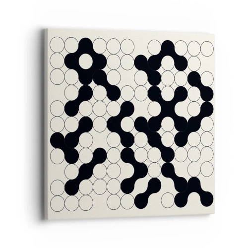 Cuadro sobre lienzo - Impresión de Imagen - Juego chino - una variación - 40x40 cm