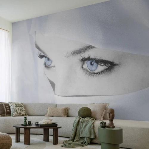 Fotomural Premium Canvas - Directamente de las mil y una noches - Mujer, Ojos, Cultura - 400x280 cm