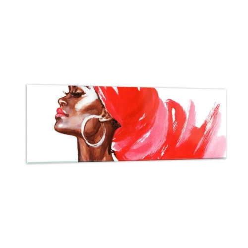 Cuadro sobre vidrio - Impresiones sobre Vidrio - Aroma que te hace sentir - 90x30 cm