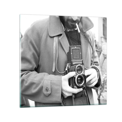 Cuadro sobre vidrio - Impresiones sobre Vidrio - En estilo retro - 30x30 cm