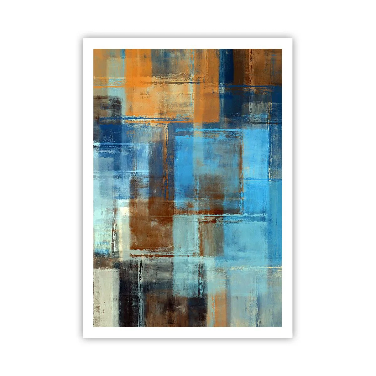 Póster - A través del velo azul - 70x100 cm