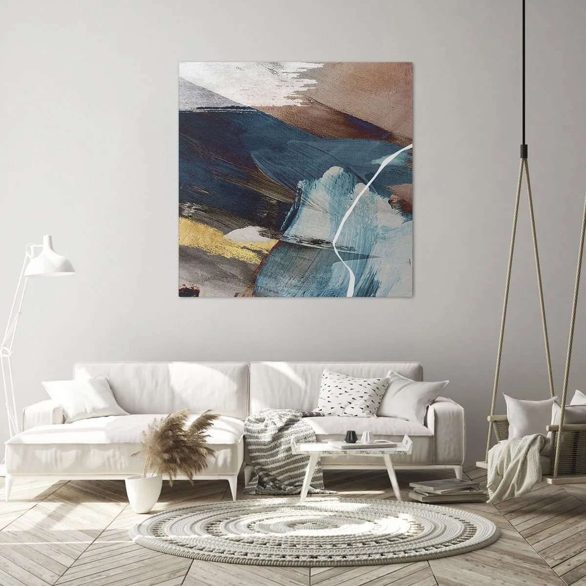 Cuadro sobre lienzo - Impresión de Imagen - Con estilo y energía - 40x40 cm