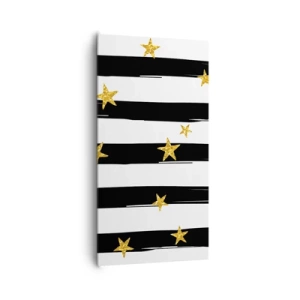 Cuadro sobre lienzo - Impresión de Imagen - Todos hemos nacido bajo una estrella de la suerte - 65x120 cm