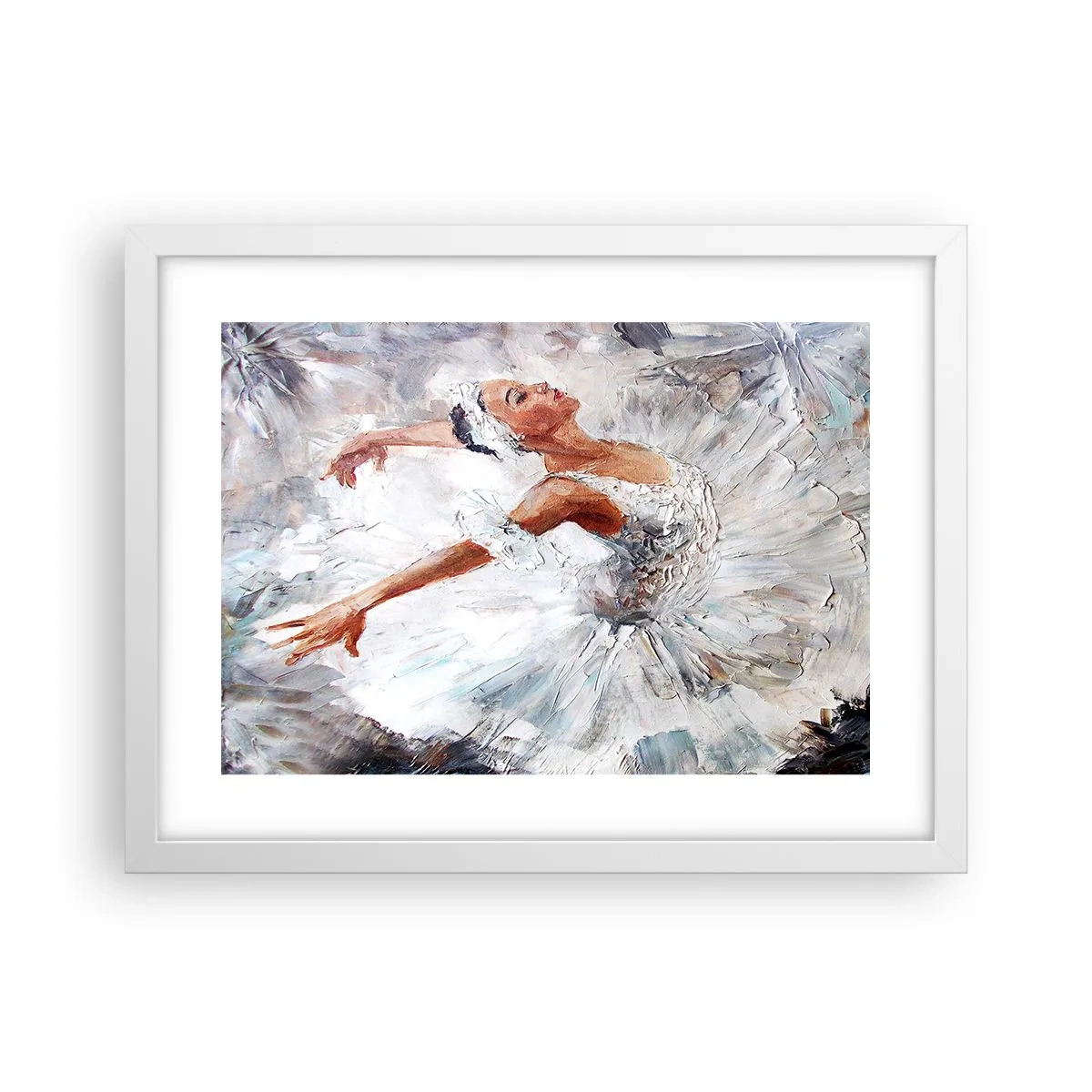 Póster en marco blanco - Suave y ligera - 40x30 cm