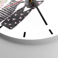 Esfera sin numeración, con rayas