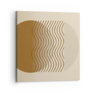 Cuadro sobre lienzo - Impresión de Imagen - Sobre el origen de las figuras geométricas - 70x70 cm