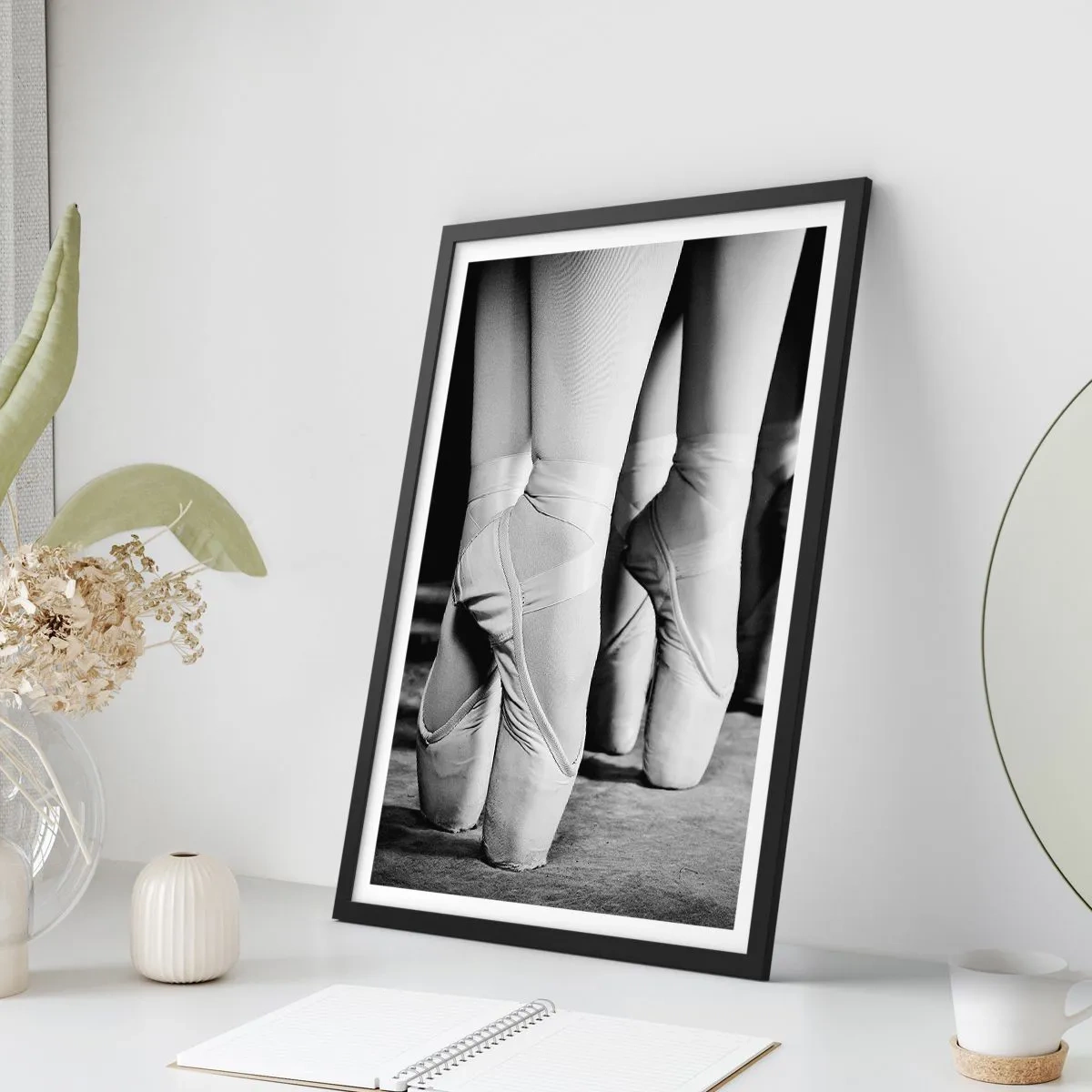 Póster en marco negro - En conjunto y al unísono - 61x91 cm