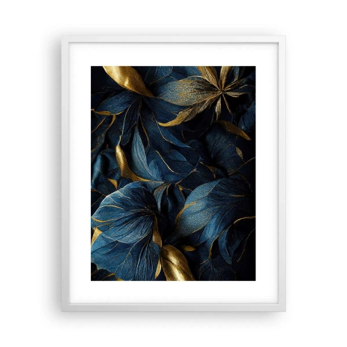 Póster en marco blanco - Forradas de oro - 40x50 cm
