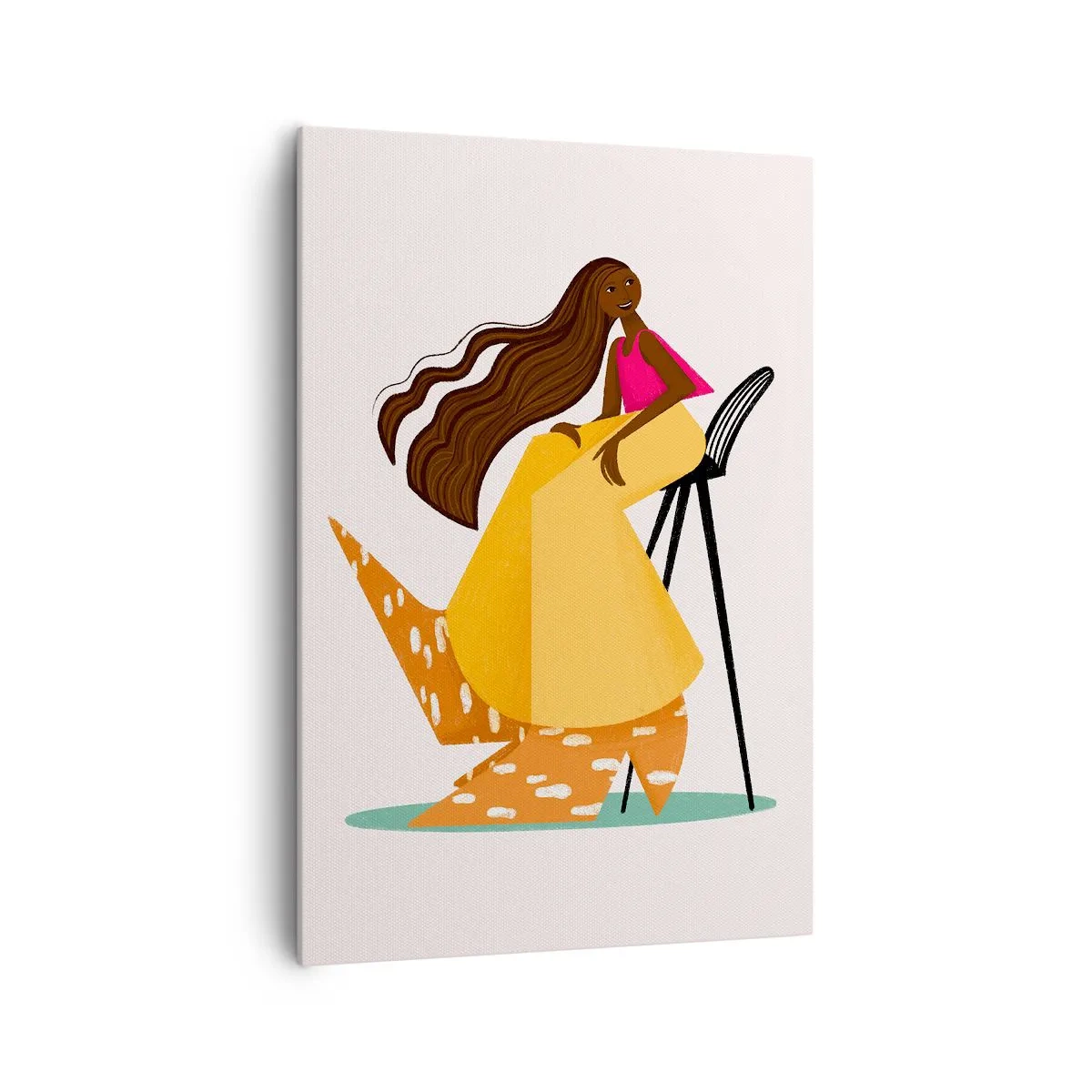 Cuadro sobre lienzo - Impresión de Imagen - La moda también es divertida - 70x100 cm