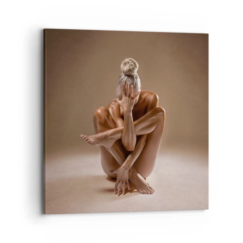 Cuadro sobre lienzo - Impresión de Imagen - Unidad de cuerpo y espíritu - 70x70 cm