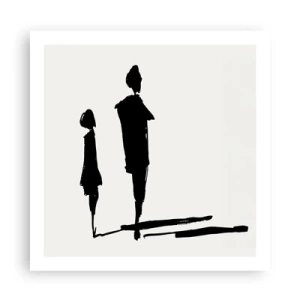 Póster - ¿Seguro que juntos? - 60x60 cm