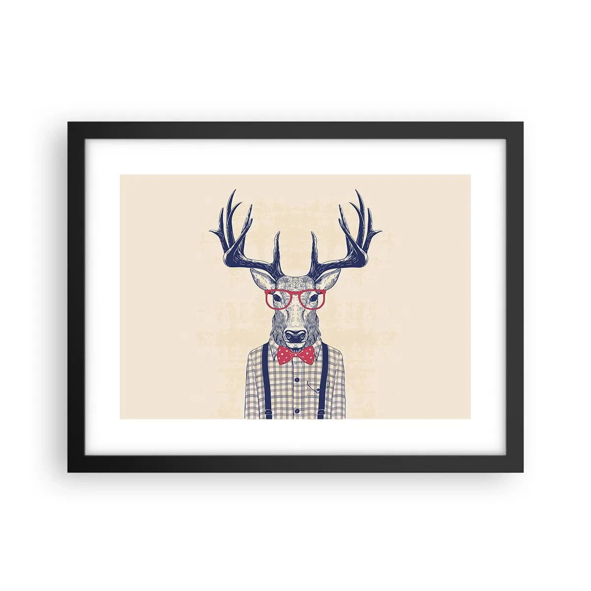 Póster en marco negro - Una extravagancia lúdica - 40x30 cm