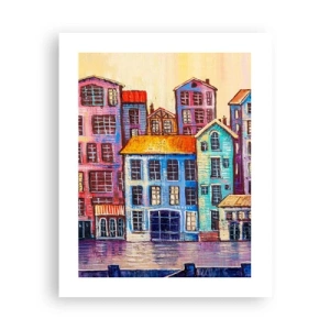 Póster - Una ciudad como un cuento de hadas - 40x50 cm