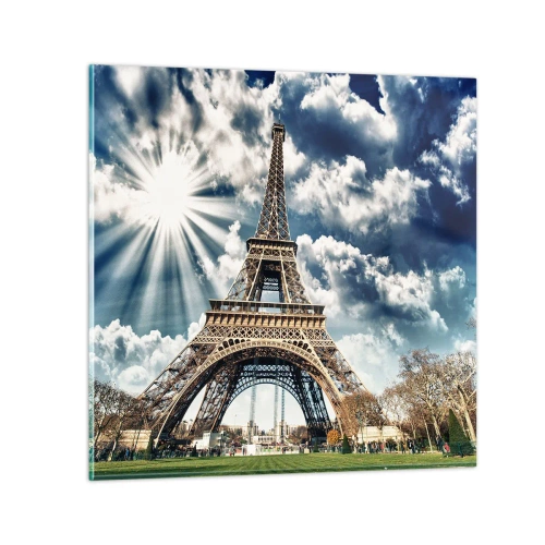 Cuadro sobre vidrio - Impresiones sobre Vidrio - Única bajo el sol - 70x70 cm