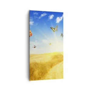 Cuadro sobre lienzo - Impresión de Imagen - ¿Cómo no amar el verano? - 65x120 cm