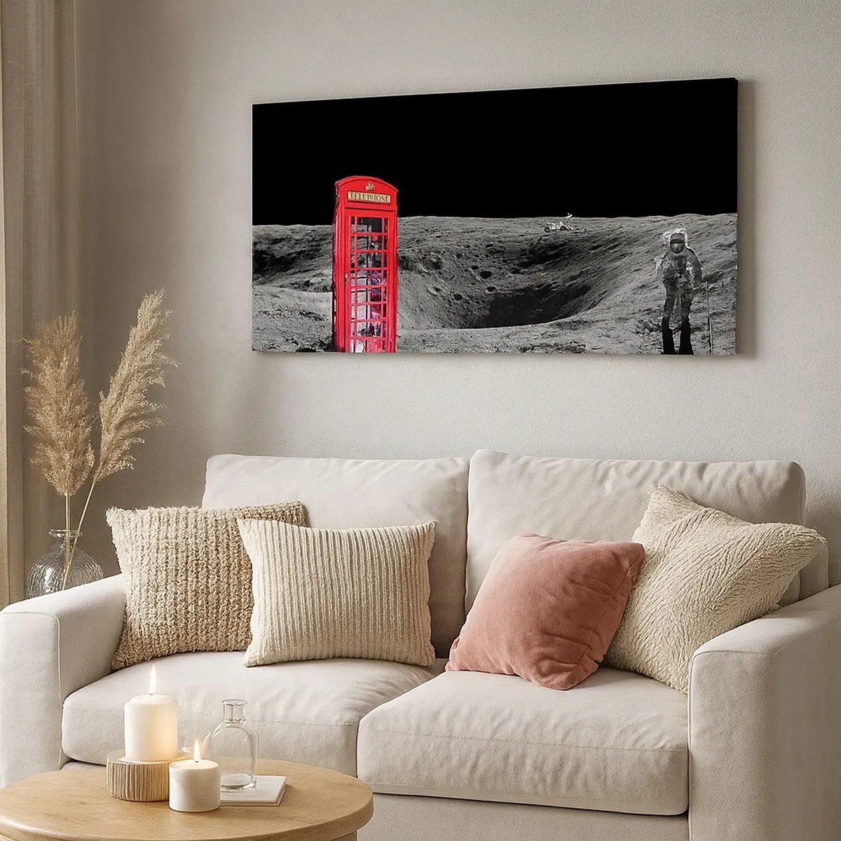 Cuadro sobre lienzo - Impresión de Imagen - Una broma cósmica - 30x30 cm