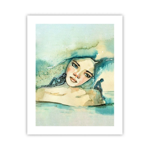 Póster - ¿Soy azul? - 40x50 cm