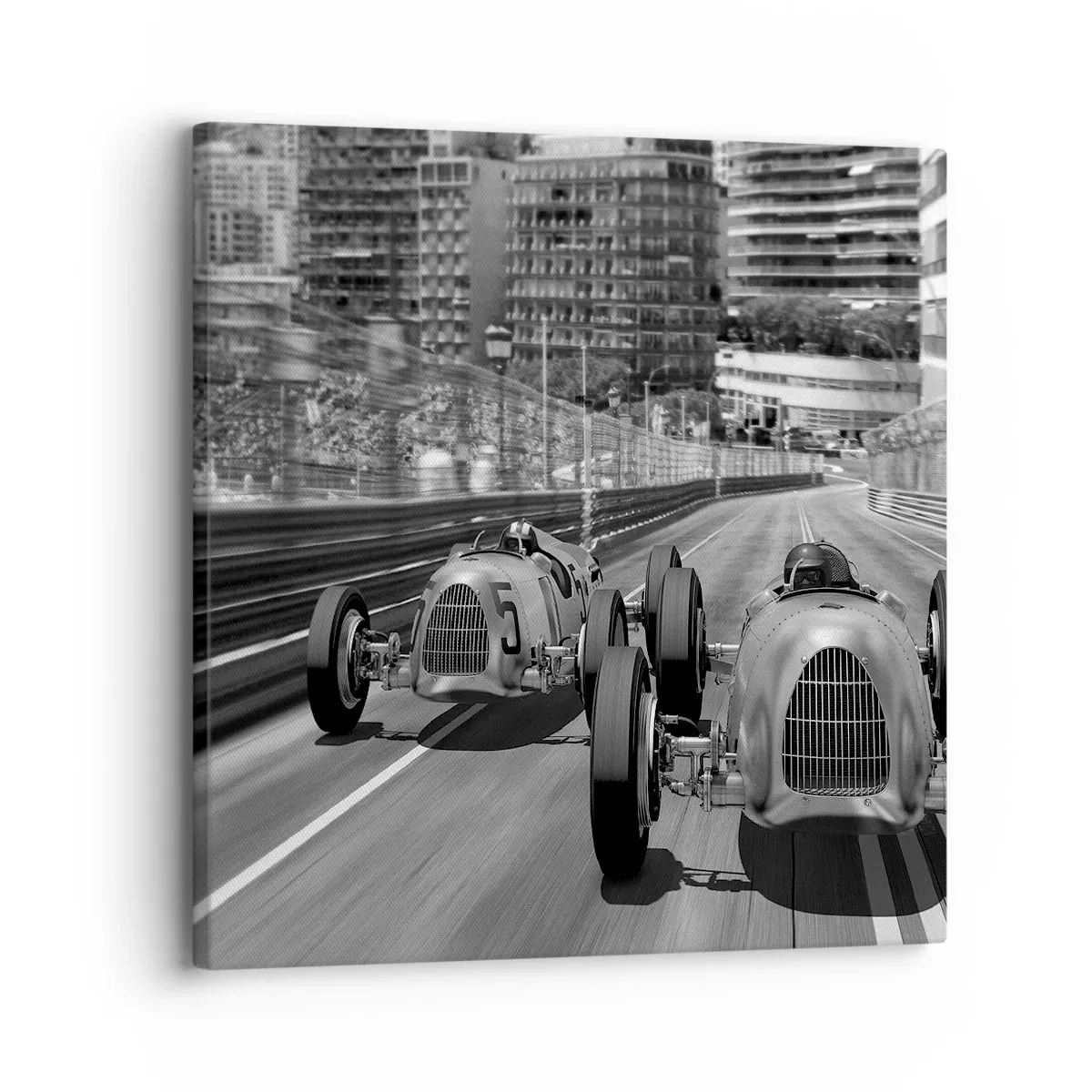 Cuadro sobre lienzo - Impresión de Imagen - Érase una vez en Montecarlo - 30x30 cm