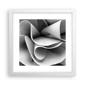 Póster en marco blanco - Sucede en el espacio - 30x30 cm