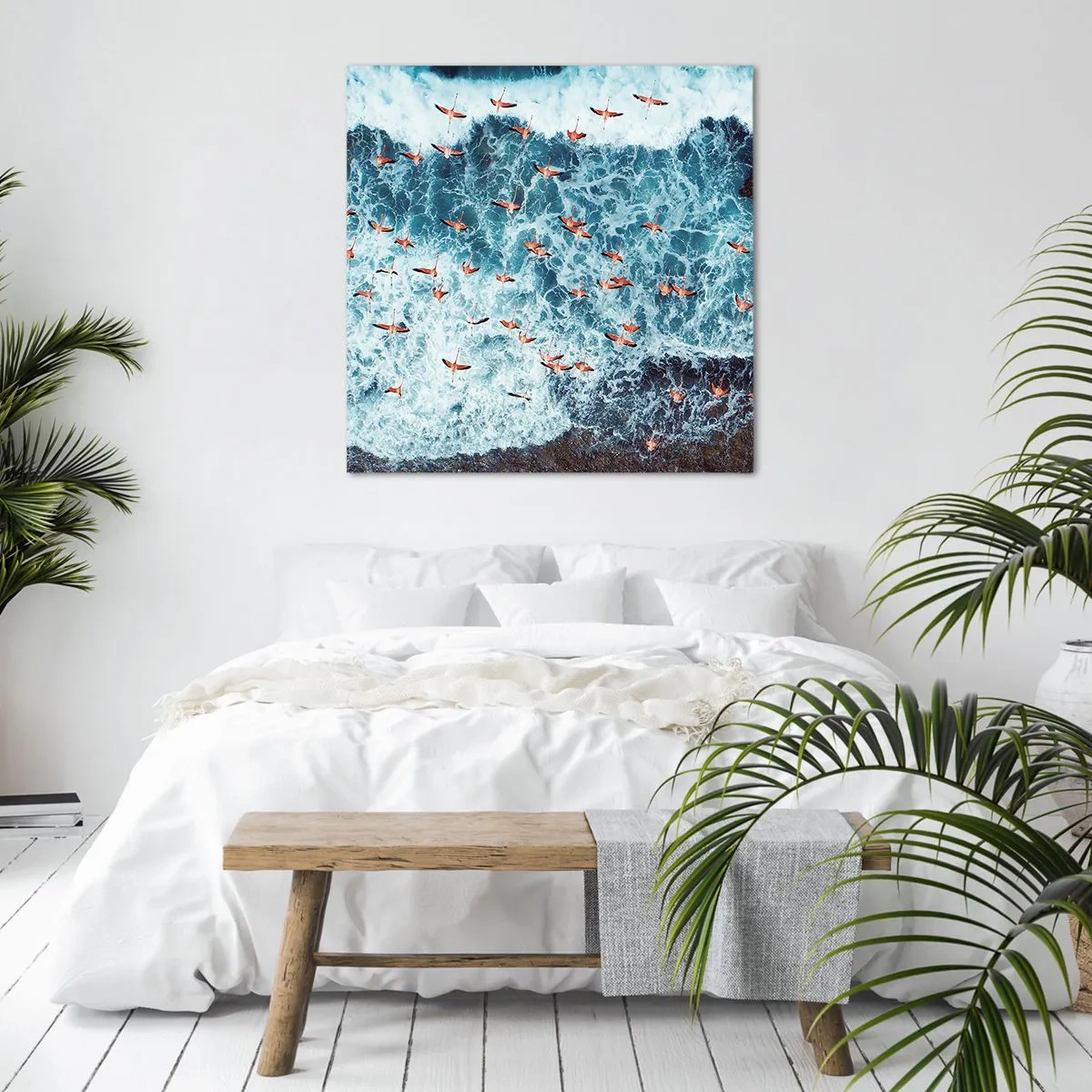 Cuadro sobre lienzo - Impresión de Imagen - Un desfile marítimo - 30x30 cm