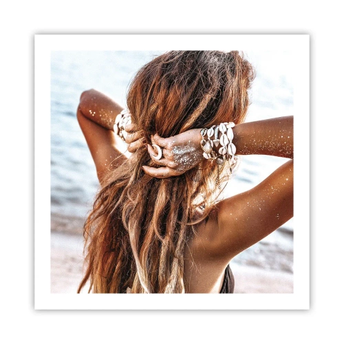 Póster - Hermanada con el agua y el sol - 60x60 cm